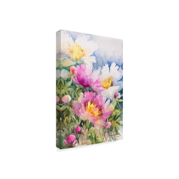 Annelein Beukenkamp 'Peony Performance' Canvas Art,22x32